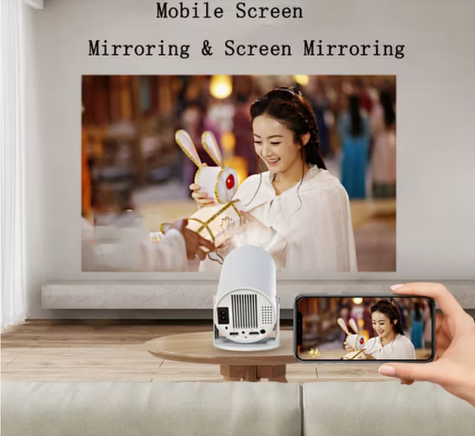 Projecteur LED PTZ mini Android WiFi intelligent Ultra